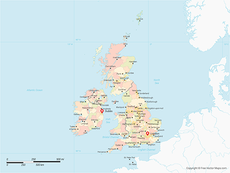 black dog transport covering the UK