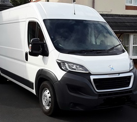 black dog transport North Devon Van